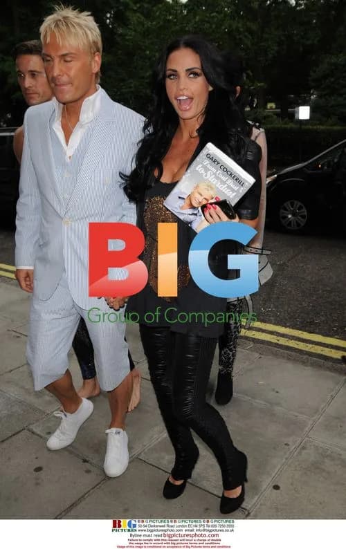Katie Price at Gary Cockerill's Book Launch