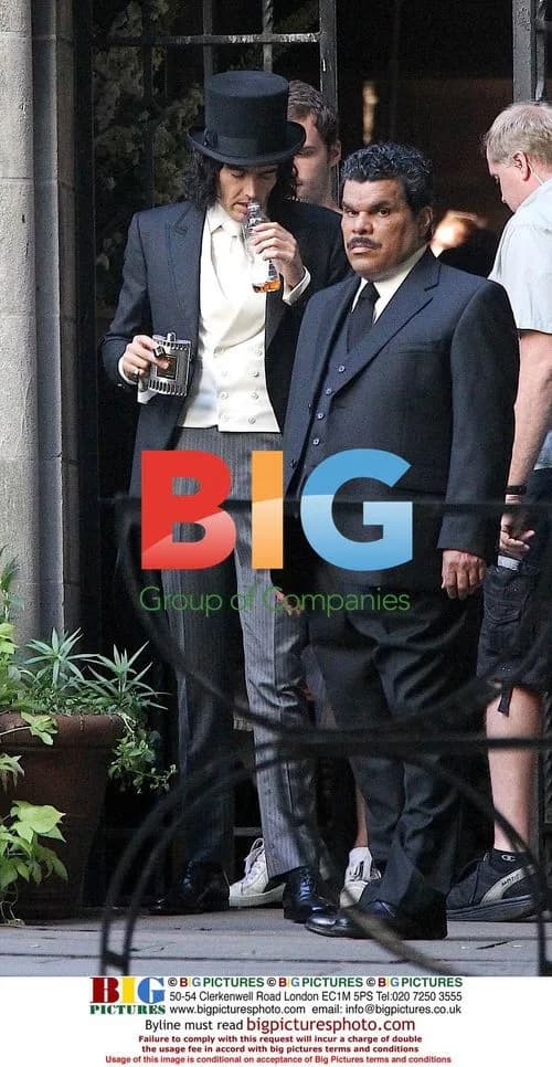Russell Brand and Luis Guzman film 'Arthur'
