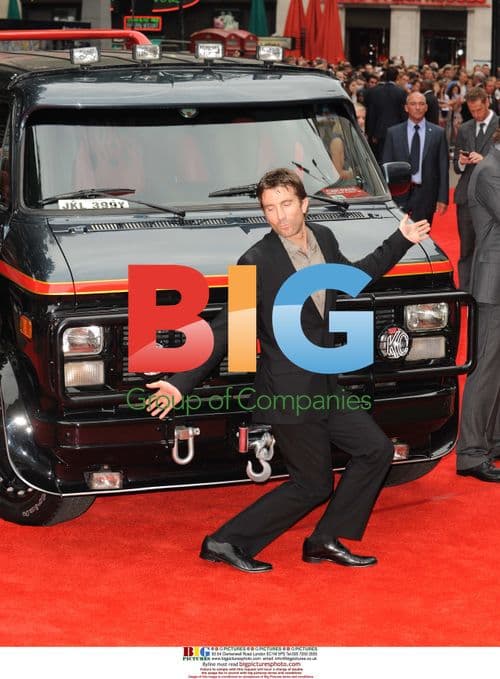 Sharlto Copley at UK Premiere of A-Team