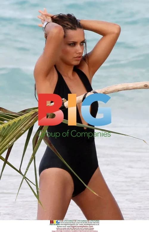 Adriana Lima Beach Photo Shoot