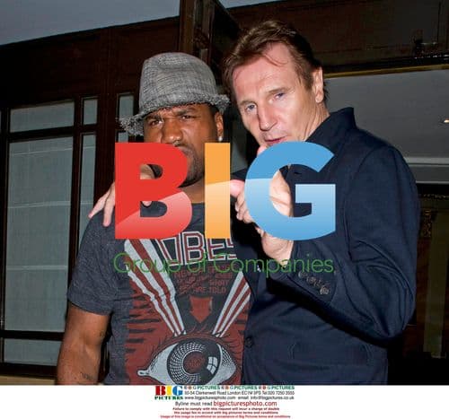 Liam Neeson and Quinton 'Rampage' Jackson at 'The A Team' UK Premiere