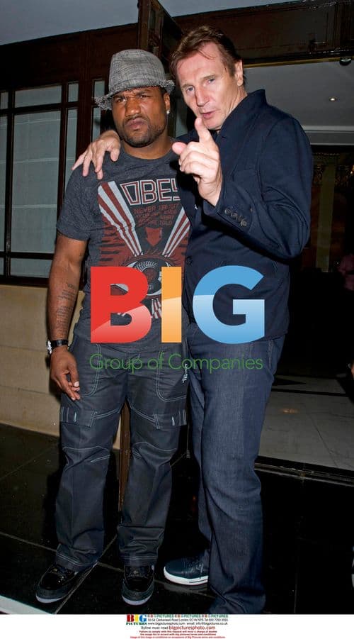 Liam Neeson & Quinton 'Rampage' Jackson at 'The A Team' UK Premiere