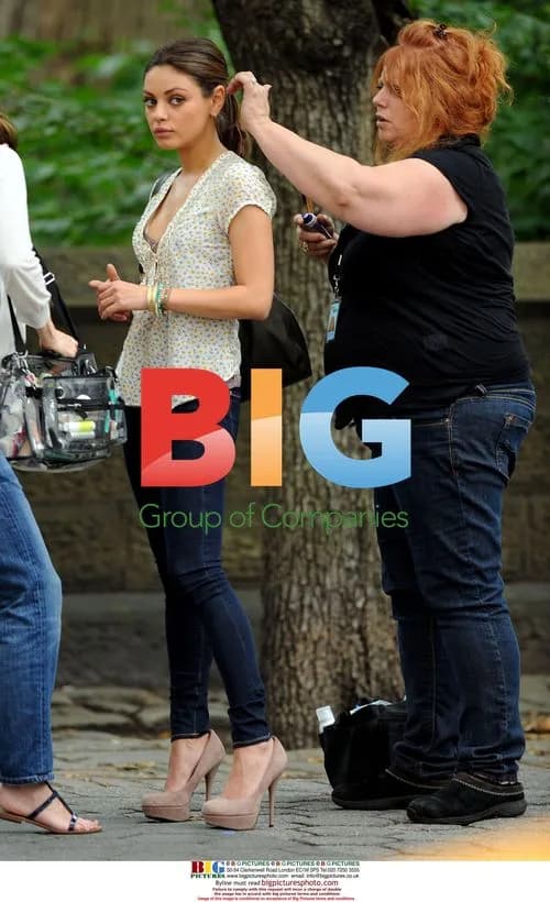 Mila Kunis on 'Friends with Benefits' Set