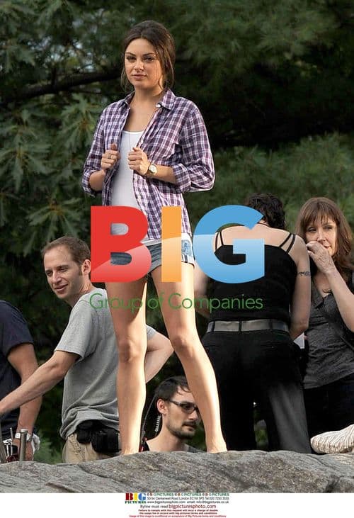 Mila Kunis on 'Friends with Benefits' Set