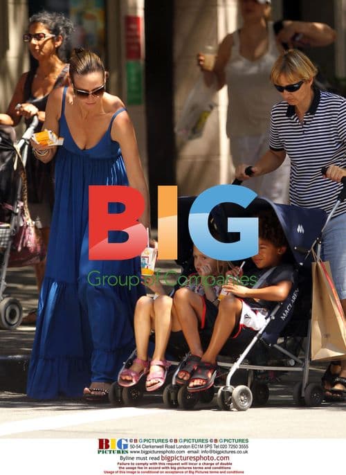 Heidi Klum and Family Outing to McDonald\'s