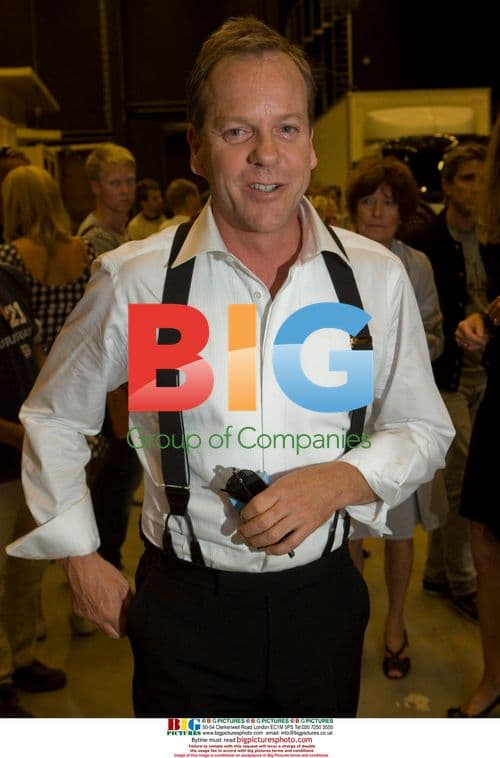 Kiefer Sutherland on set of "Melancholia"