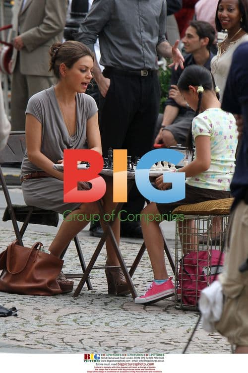 Mila Kunis on 'Friends With Benefits' Set