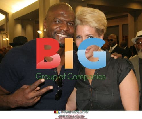 Terry Crews and Rebecca Crews at event