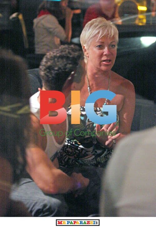 Denise Welch Flirting with Mystery Man