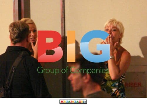 Denise Welch Flirts with Mystery Man