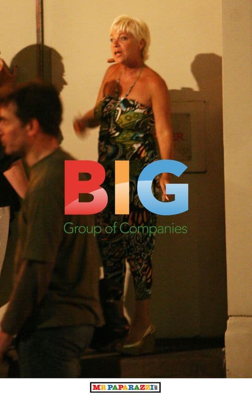 Denise Welch Flirting With Mystery Man