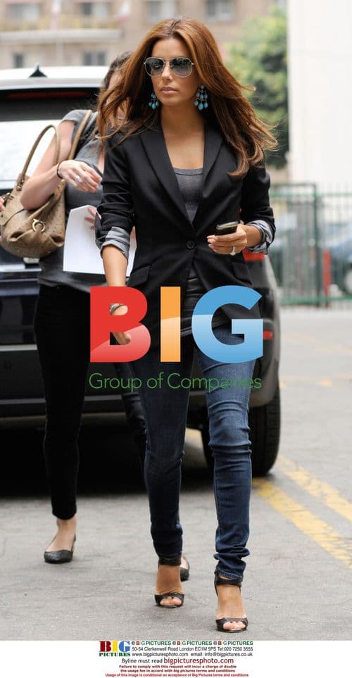 Eva Longoria Arriving at LA Office