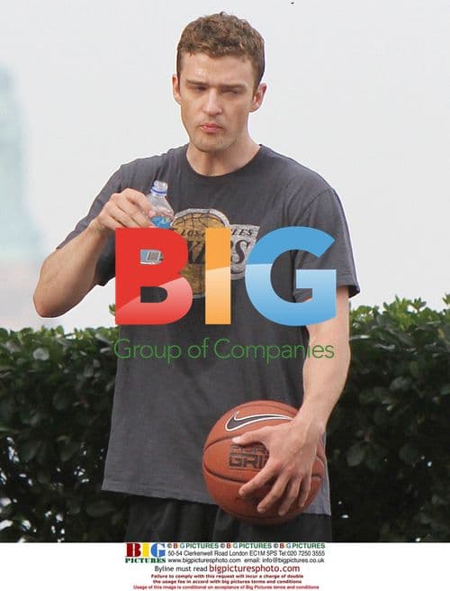 Justin Timberlake on "Friends With Benefits" Set