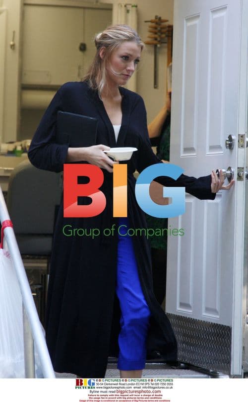 Blake Lively on 'Gossip Girl' Set