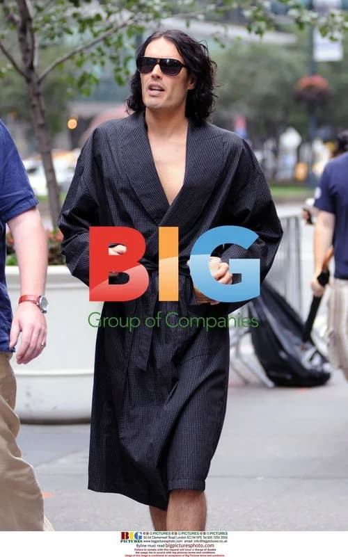 Russell Brand films 'Arthur' in NYC