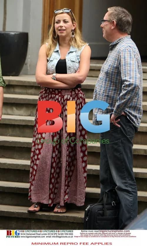 Charlotte Church and Jonathan Powell at Abbey Road