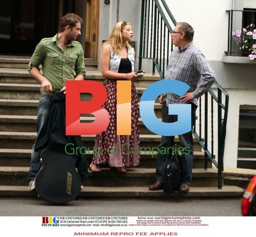 Charlotte Church and Jonathan Powell at Abbey Road