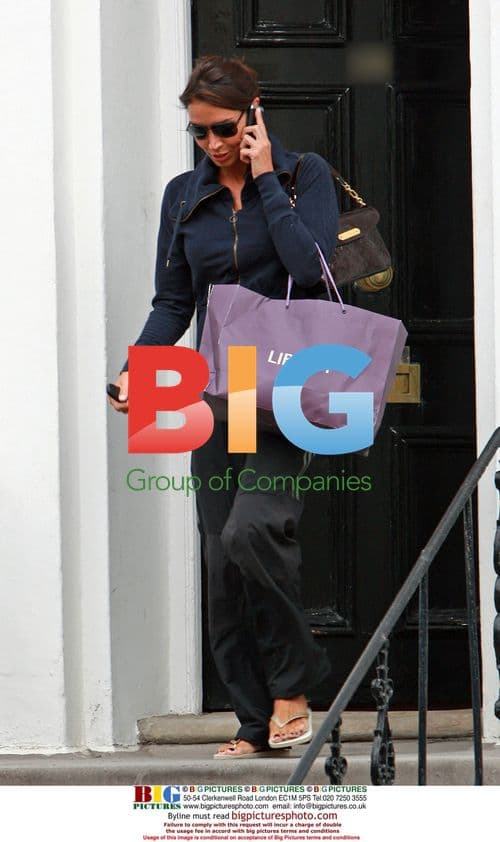 Christine Bleakley Running Errands in London