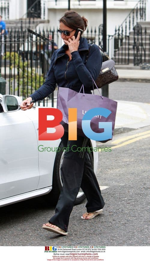 Christine Bleakley Running Errands in London