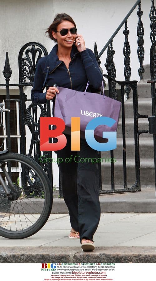 Christine Bleakley Running Errands in London