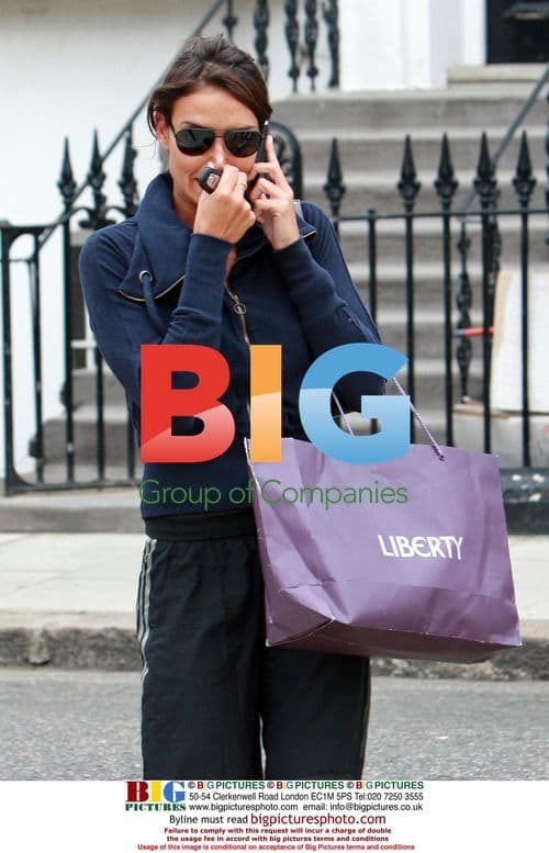 Christine Bleakley Running Errands in London