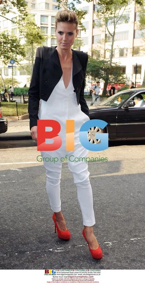 Heidi Klum Spotted in NYC