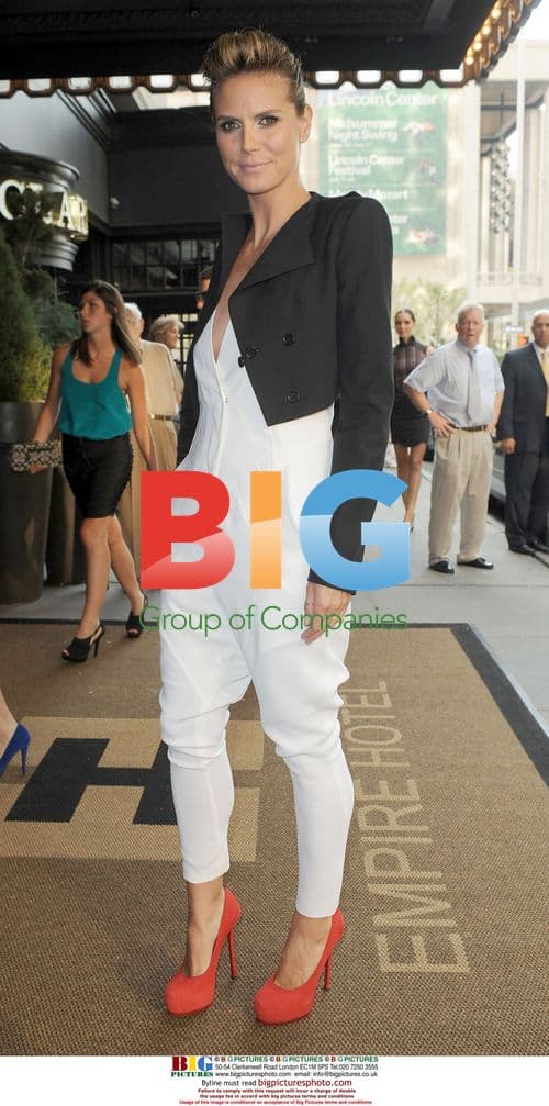 Heidi Klum Spotted in NYC