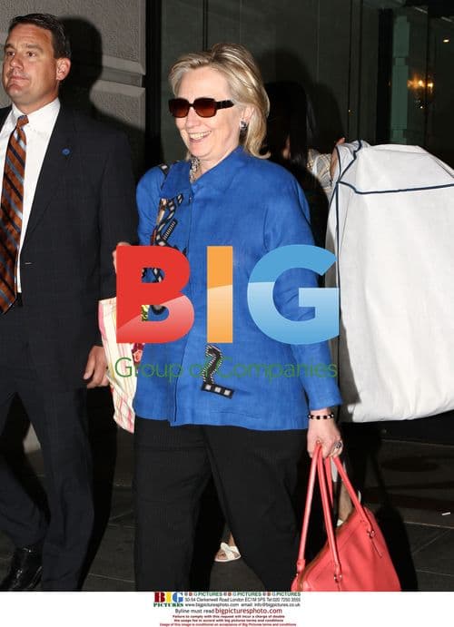 Hillary Clinton Leaving Chelsea's Apartment