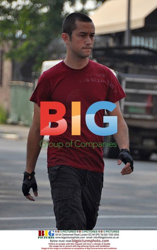 Joseph Gordon Levitt on Premium Rush Set