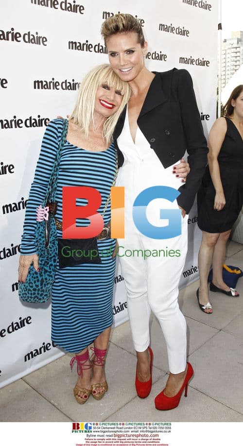 Betsey Johnson and Heidi Klum at 'Project Runway' Premiere