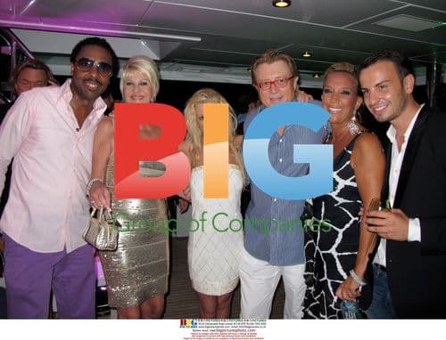 Celebrities at Denise Rich Party in France