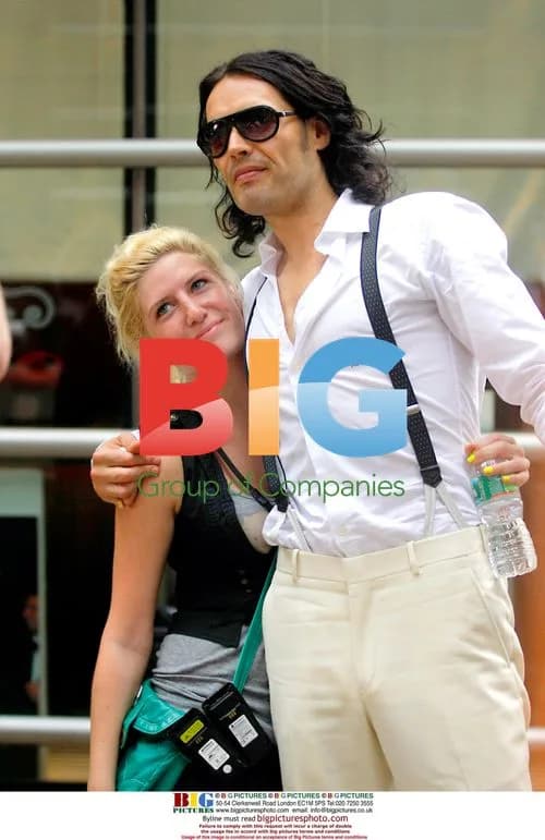 Russel Brand on set of "Arthur"