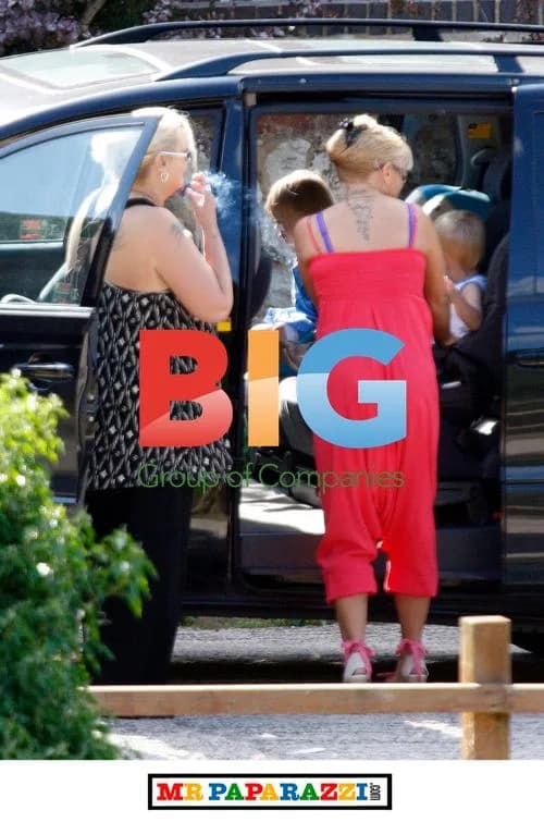 Kerry Katona with children