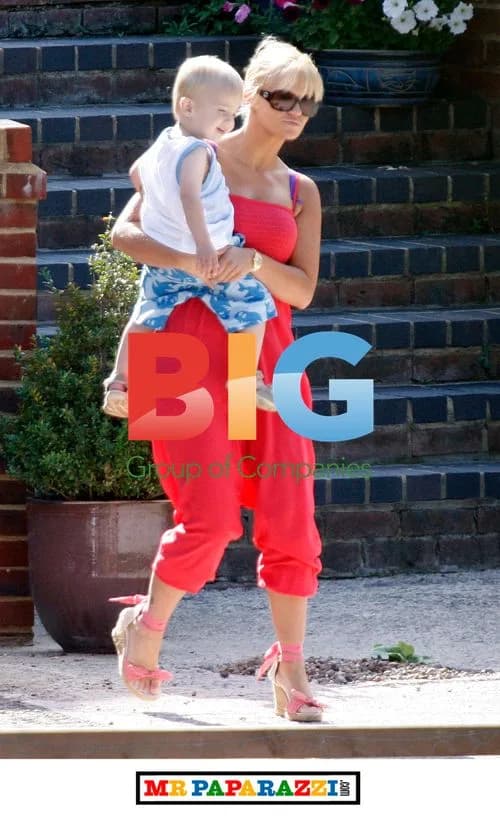 Kerry Katona's Outing with Kids