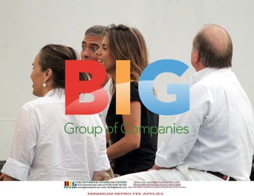 George Clooney and Elisabetta Canalis celebrate anniversary