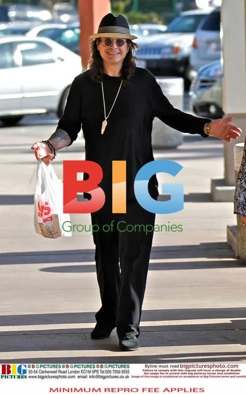 Ozzy Osbourne Leaves Drug Store with Enema