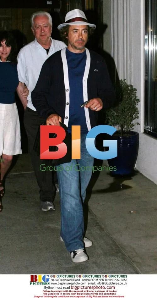 Robert Downey Jr. Leaves Nobu in Malibu