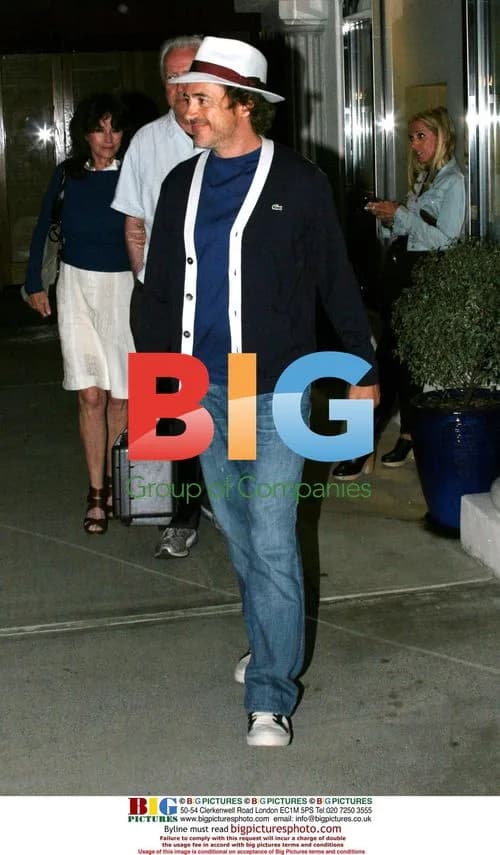 Robert Downey Jr. Leaves Nobu in Malibu
