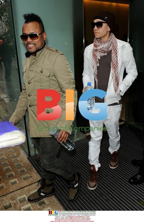 Apl.De.Ap and Taboo from Black Eyed Peas in London