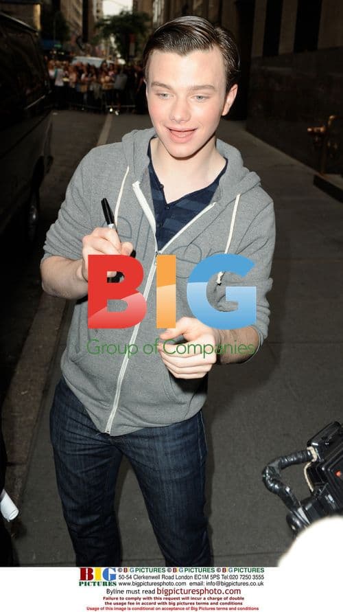Chris Colfer on Glee Tour at Radio City