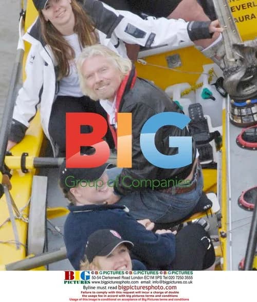 Richard Branson Kicks Off Round-Britain Rowing Race