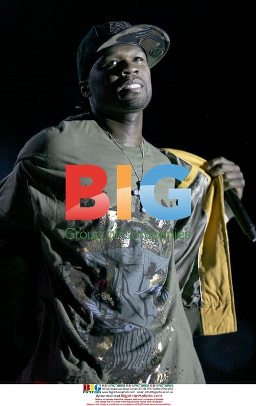 50 Cent Performing in Denver