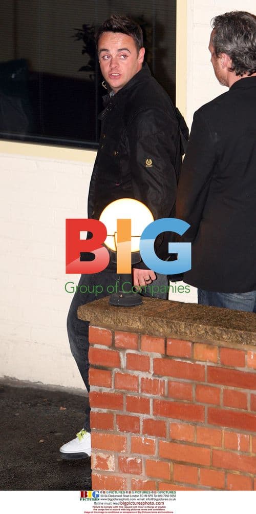 Ant McPartlin Leaving Studio in London