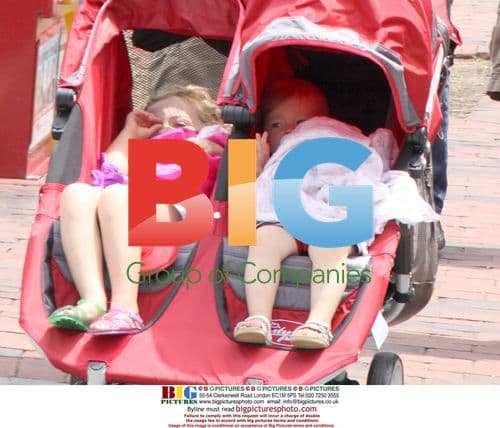 Dave Grohl with Kids in Stroller