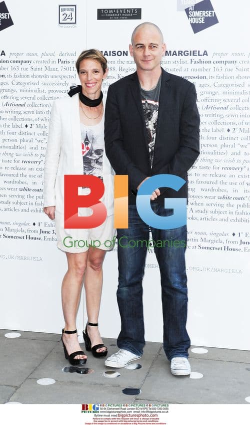 Tiphaine de Lussy and Dinos Chapman at Maison Martin Margiela Event