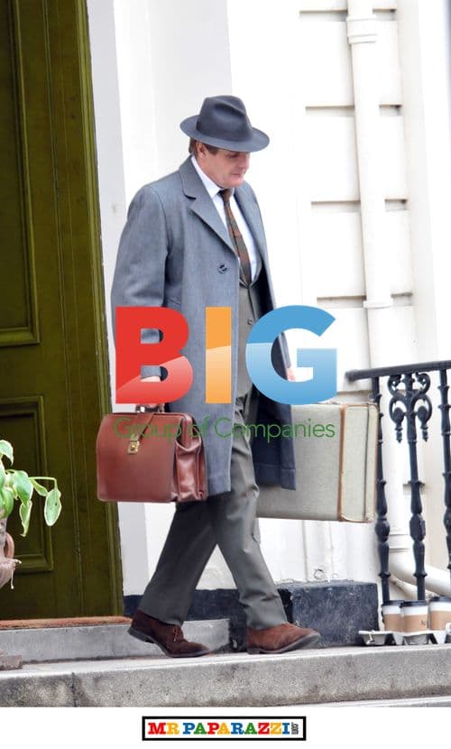 Robert Bathurst filming Hattie Jacques