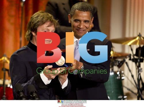 Obama Presents Gershwin Prize to Paul McCartney