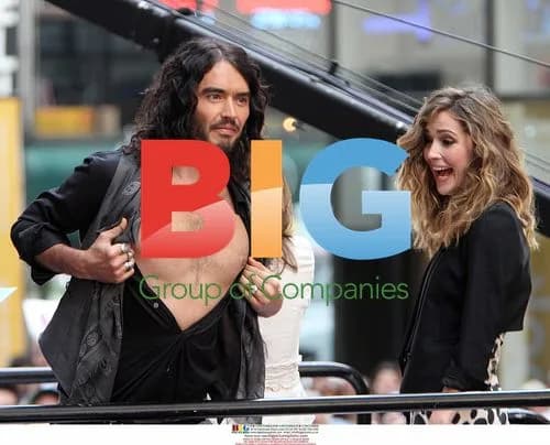 Russell Brand and Rose Byrne at Today Show