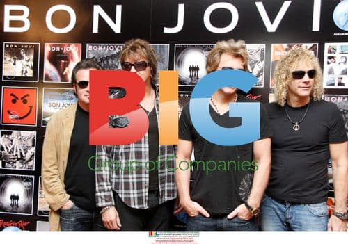 Bon Jovi Band Members at Madrid Photocall