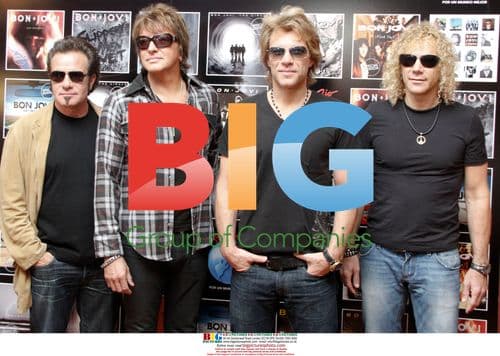 Bon Jovi Band at Photocall in Madrid